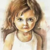portret dziewczynki