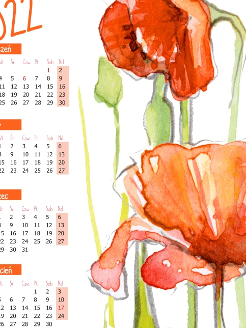 kalendarz maki