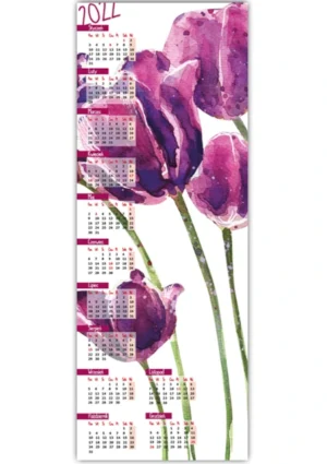 Kalendarz tulipany wąski 2022