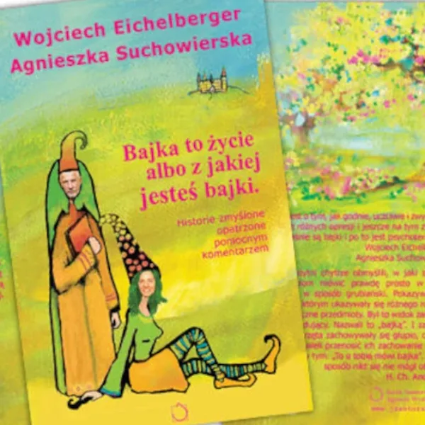 książka z kolorową okładką. Autorka okładki Agnieszka Kierat Stadnik